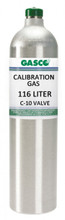 GASCO 116L-99-50-100-2.5 Calibration Gas Mixture