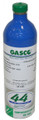 GASCO 312-12 GASCO Mixture | Pentane 25% LEL | Oxygen 12% | Balance Nitrogen in a 44 Liter ecosmart Cylinder C-10 Connection