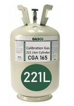 Hydrogen Calibration Gas H2 2% Balance Nitrogen in a 221 Liter Steel Disposable Cylinder