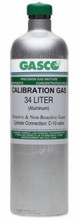  GASCO Specialty Calibration Gas, 400 PPM H2O Balance Nitrogen in a 34 Liter Cylinder C-10 Connection (34L-H2O-400)