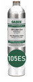 GASCO 50 PPM Helium Balance Nitrogen in a 105 Liter ecosmart Cylinder C-10 Connection