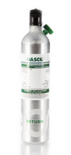 105ES-MTH-100A: 100 PPM  METHYL CHLORIDE BALANCE AIR  (20.9% OXYGEN, BALANCE  NITROGEN) CONTAINED IN A 105  LITER ALUMINUM CYLINDER WITH A  C-10 CONNECTION 