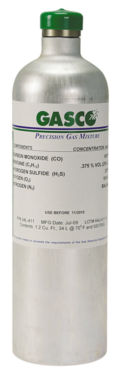 Phosphine 5 PPM Calibration Gas Balance Nitrogen in a 34