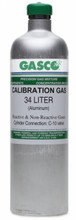 Acetylene Calibration Gas 2100 PPM Balance Nitrogen in a 34 Liter Aluminum Cylinder