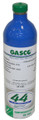 Acetylene Calibration Gas 375 PPM Balance Nitrogen in a 44 ecosmart Refillable Aluminum Cylinder