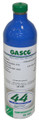 Acetylene Calibration Gas 4900 PPM Balance Nitrogen in a 44 ecosmart Refillable Aluminum Cylinder