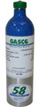 Propane Calibration Gas C3H8 2.6% Balance Nitrogen in a 58 ecosmart Refillable Aluminum Cylinder