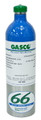 Propane Calibration Gas C3H8 2.5% Balance Nitrogen in a 66 ecosmart Refillable Aluminum Cylinder