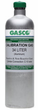 Toluene Calibration Gas C7H8 90 PPM Balance Air in a 34 Liter Aluminum Disposable Cylinder