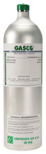 GASCO 317 Mix, Carbon Monoxide 50 PPM, Propane 25% LEL, Oxygen 19%, Balance Nitrogen in a 74 Liter Aluminum Cylinder
