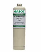 Carbon Dioxide Calibration Gas CO2 150 PPM Balance Nitrogen in a 34 Liter Steel Disposable Cylinder