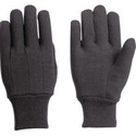 Brown Jersey Gloves - SZ Medium