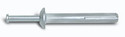 Zamac Nailin Drive Pin Type Anchor 1/4" x 1-1/4" PK 100