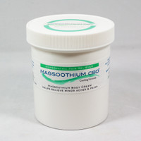 Magsoothium 16oz Professional Size, Magnesium/Arnica cream infused with CBD/Hemp Oil
