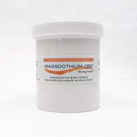 Magsoothium 16oz Professional Size, Magnesium/Arnica Warming cream infused with CBD/Hemp Oil