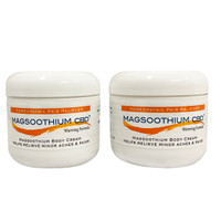 Magsoothium CBD 4oz Warming Cream (2 pack)