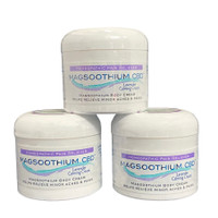 Magsoothium CBD 4oz Calming Cream (3 pack)