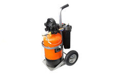 New Orange tank and new trolley. 12.5lt Tank shown with detergent option and standard carbon filter. Also all tanks now have McLennan head which provides more adaptable options.