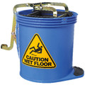 Rapidclean mop bucket with rollers and squeeze action