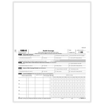 ACA Form 1095-B (recipient copy), used to report the months employees and family members were covered. (Item # 1095-B)