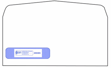 ADA Self-Seal Window Envelope, Version 2012, 500 per box  (Item # 2003ES)
