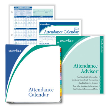 2024 Attendance Calendar KIT, 50 per package  (Item # A1411W16PK50)