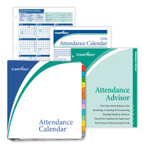 2026 Attendance Calendar KIT, 25 per package  (Item # A1411W16PK25)