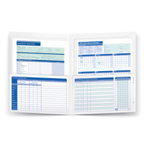 2025 Attendance Calendar FOLDER (item # A3050), white, pack of 25