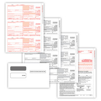 (NEW) 1099-NEC Form, 3-Part, 50 each with Envelopes Packaged Set (Item #NEC6102E)  2022