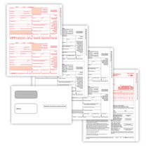 (NEW) 1099-NEC Form, 4-Part, 50 each with Envelopes Packaged Set (Item # NEC6103E).  2026