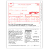 1096 Annual Summary & Transmittal Form (for 1099's). (item# 5100)  2026