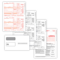 1099-MISC Form, 3-Part, 50 each with Envelope. (Item #6102E)  2025