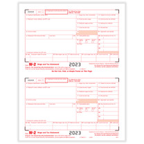 W-2 Form, Federal IRS Copy A (item #5201)  2023