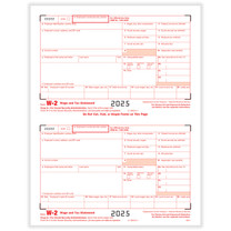 W-2 Form, Federal IRS Copy A (item #5201)  2025