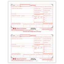 W-2 Form, Federal IRS Copy A (item #5201)  2026