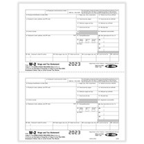 W-2 Employee Copy 2 and/or Copy C, 100/Pkg.. Item # 5203  2023
