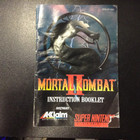 Mortal Kombat II Instruction Booklet - SNES