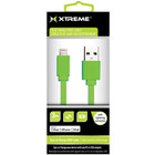 Xtreme Cables 3' USB to 8-Pin Lightning Flat Tangle Free Cable - Green