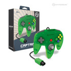 "Captain" Premium Controller for N64 - Lime Green