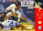 All-Star Baseball 2000 - N64 Nintendo 64 Game With Box, No Book - Tested Working - N64 (Label Wear)
