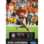 NFL Sports Talk Football '93 Starring Joe Montana - Sega Genesis (With Box, No Book)