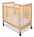 SafetyCraft® Compact-Size Fixed-Side Crib Slatted Headboard