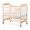 New Generation Serenity, Compact Fixed Side with Adjustable Mattress Board, Clearview