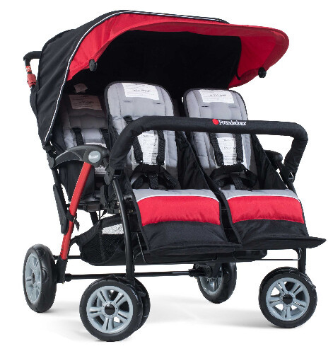 Foundations® Quad Sport™ 4-Passenger Stroller - Child Source