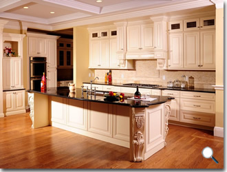 Cream Maple Glaze French Vanilla Rta Kitchen Cabinets