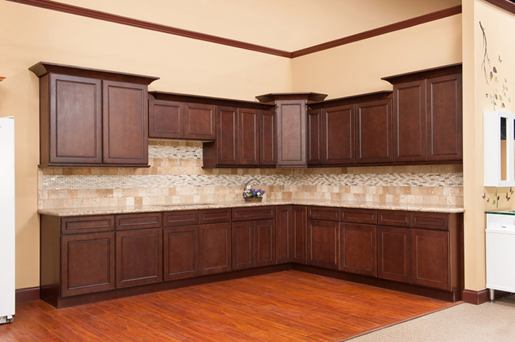 Ready To Assemble Kitchen Cabinets Chocolate Mahogany Rta