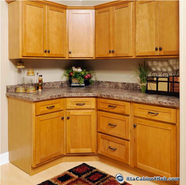 rta kitchen cabinets - oak shaker - rta cabinet hub