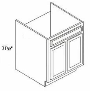 Oak Unfinished Vanity Base Cabinet 24 W Orts Rta Cabinet Hub