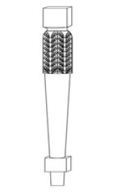 Sandstone Rope Decorative Leg 3 Orts Rta Cabinet Hub