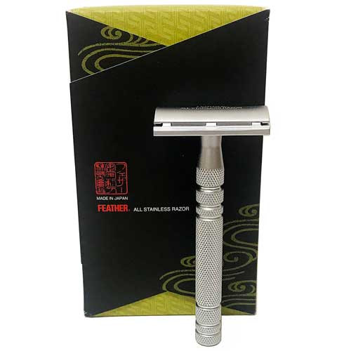 Feather AS-D1 All Stainless Double Edge Shaving Razor - Hair-hub.com